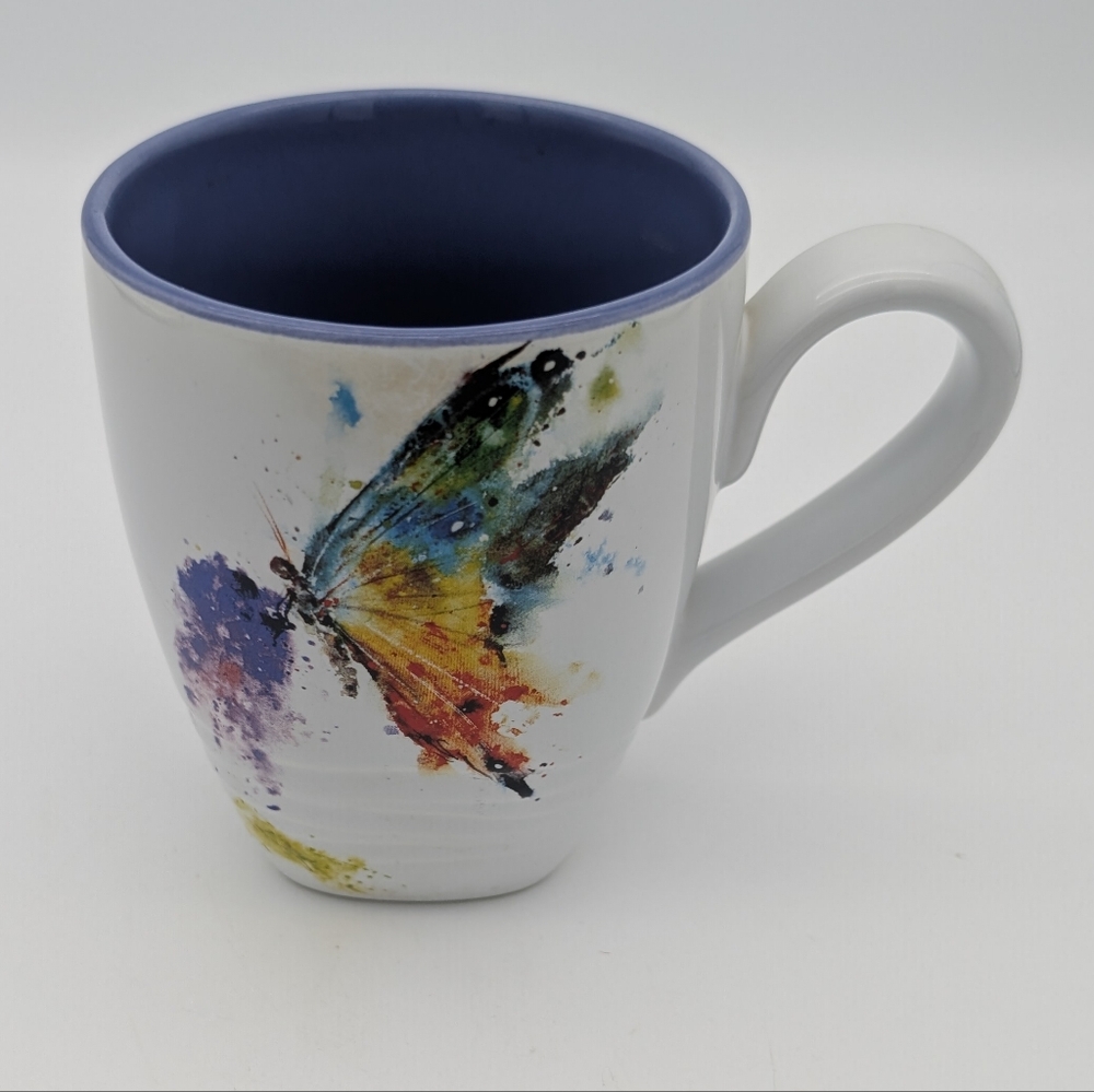 Dean Crouser Kaleidoscope Butterfly Stoneware Mug